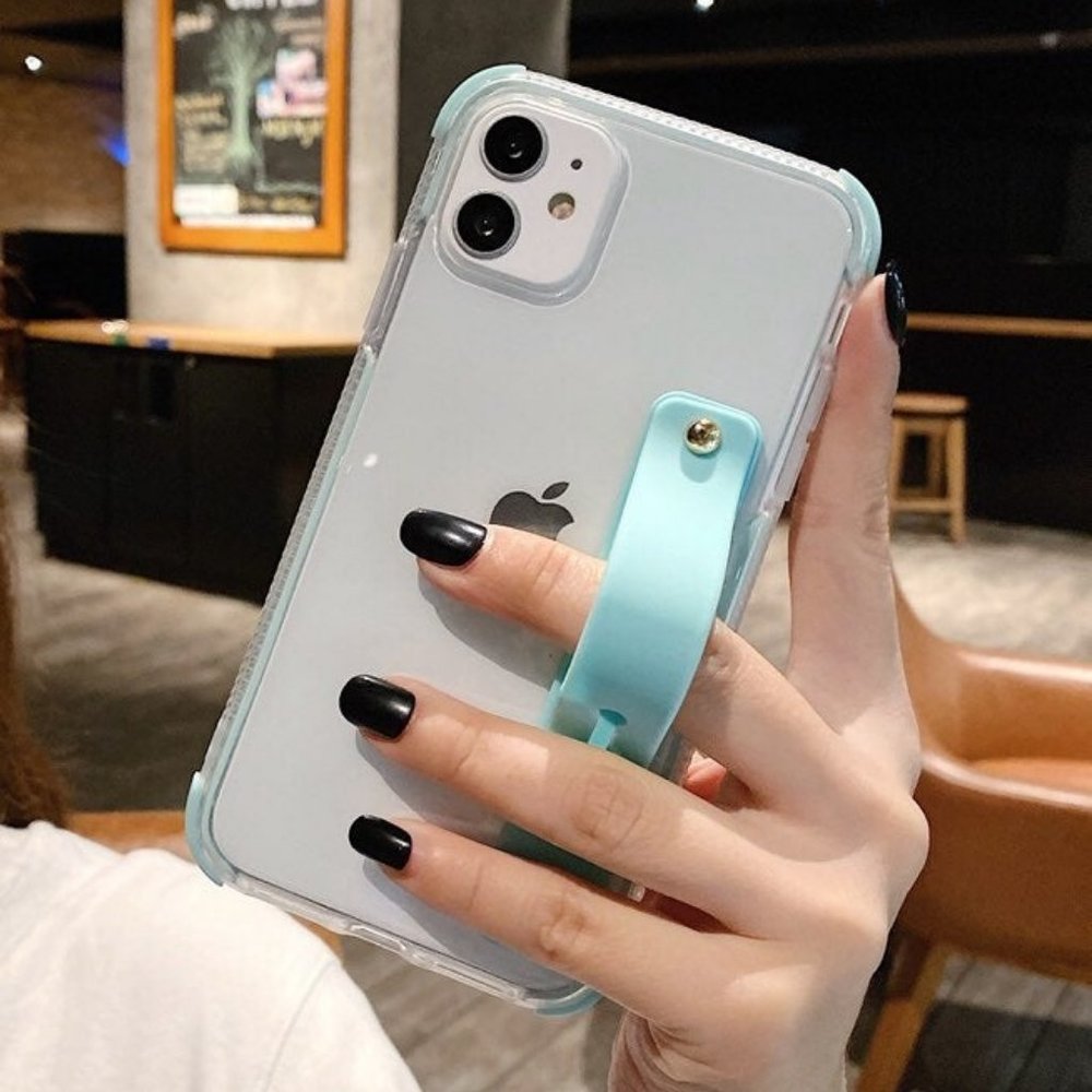 iphone 12 Pro Max 11 Case Wrist Strap Shockproof